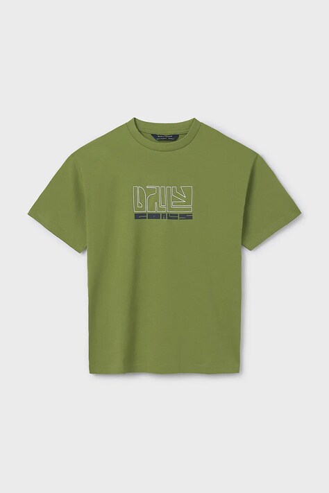 Mayoral tricou de bumbac pentru copii culoarea verde, cu imprimeu, 840
