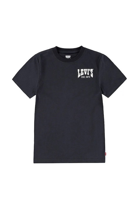 Levi's tricou copii VALLEY VIEW TEE culoarea negru, cu imprimeu, 8EM600