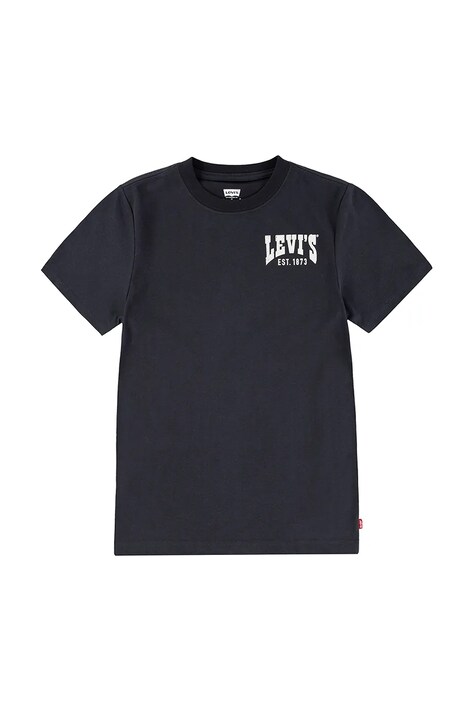 Levi's tricou copii VALLEY VIEW TEE culoarea negru, cu imprimeu, 9EM600