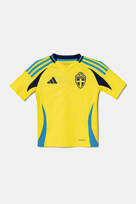 adidas Performance gyerek póló sárga, mintás, IP8416