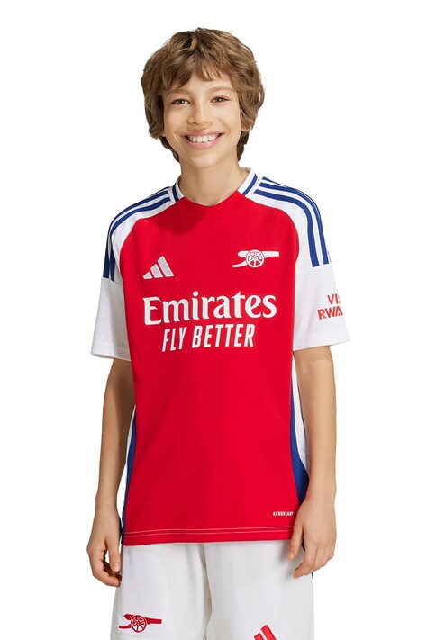 Otroška kratka majica adidas Performance AFC rdeča barva, IS8141