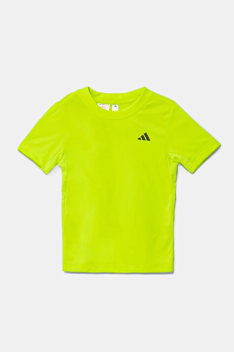 Otroška kratka majica adidas Performance zelena barva, JP0996