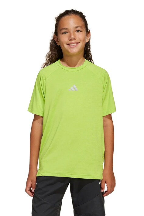 adidas tricou copii culoarea verde, cu imprimeu, JD0130