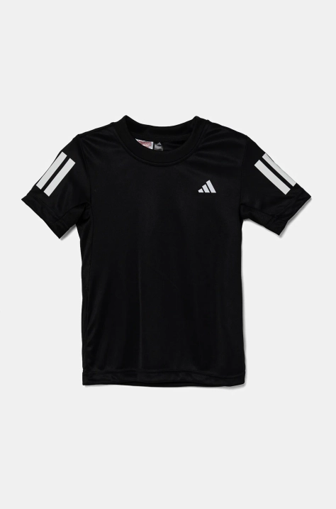 Otroška kratka majica adidas Performance črna barva, JI9250