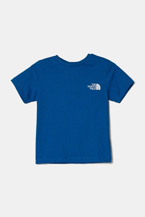 Dječja pamučna majica kratkih rukava The North Face BOX NSE S/S TEE s tiskom, NF0A89VT59J1