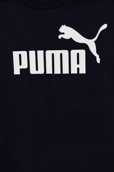 Дитяча бавовняна футболка Puma ESS No. 1 Logo Tee — фото 4