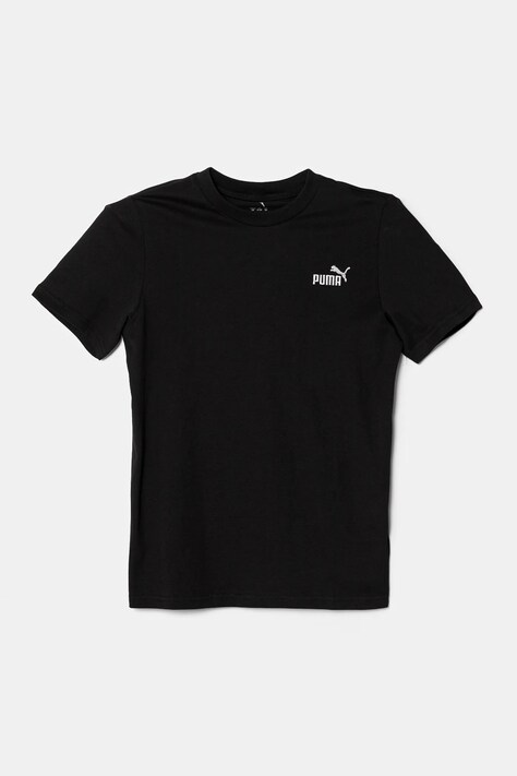 Dětské bavlněné tričko Puma ESS 2 COLOR Small No. 1 Logo Tee černá barva, s aplikací, 685779