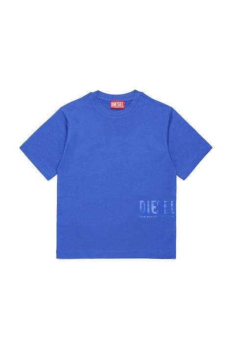 Дитяча бавовняна футболка Diesel MTFIND OVER T-SHIRTS з принтом J02283