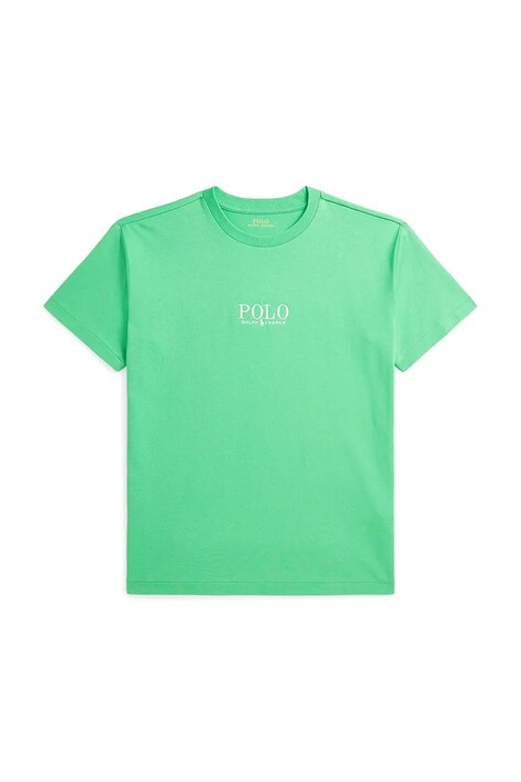 Polo Ralph Lauren t-shirt bawełniany kolor zielony 323964779003