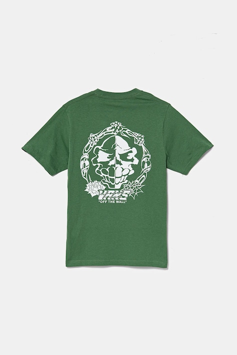 Vans t-shirt in cotone per bambini Mister Sinister colore verde VN000MK8BR11