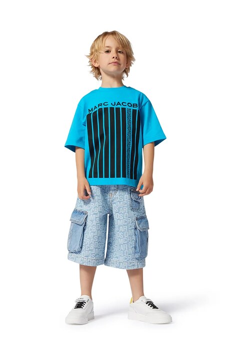 Marc Jacobs tricou de bumbac pentru copii cu imprimeu, W60451