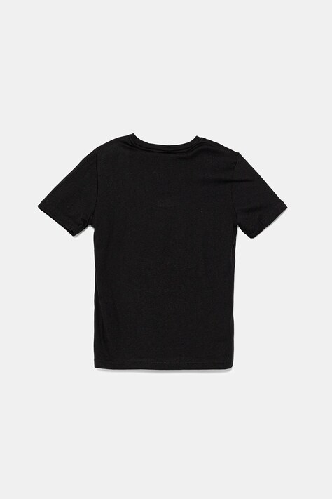 Дитяча бавовняна футболка Emporio Armani — SS25-TSB0IJ, чорний — фото 2
