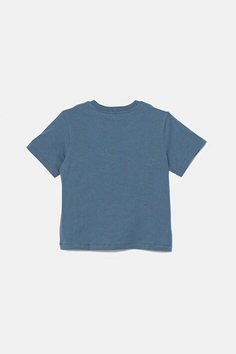 Дитяча бавовняна футболка United Colors of Benetton — SS25-TSB0J3, блакитний — фото 2