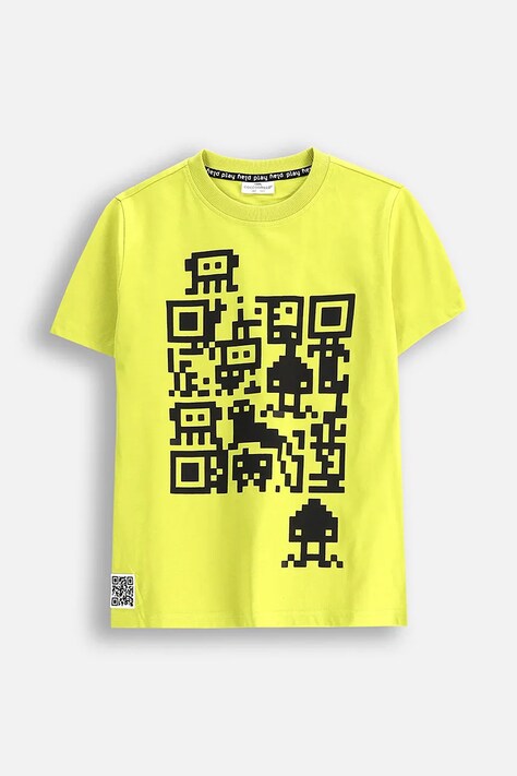Coccodrillo tricou culoarea verde, cu imprimeu, GAMER BOY JUNIOR