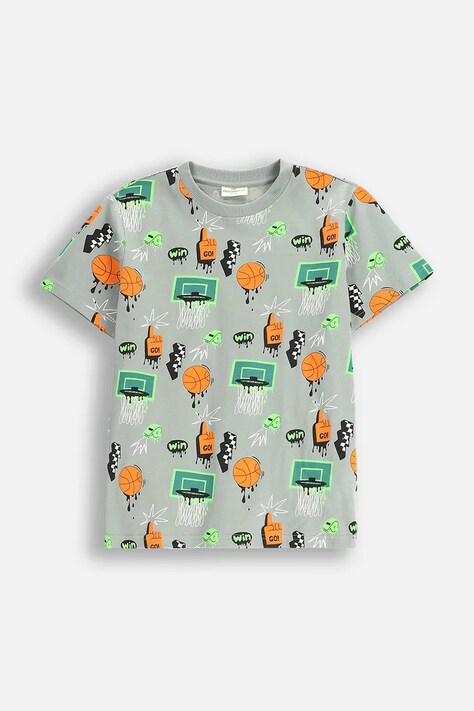 Coccodrillo tricou de bumbac pentru copii culoarea verde, cu imprimeu, EVERYDAY BOY