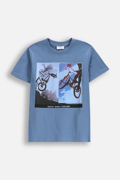 Coccodrillo tricou de bumbac pentru copii cu imprimeu, EVERYDAY BOY