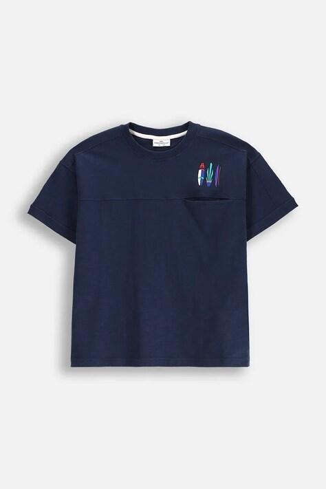 Coccodrillo t-shirt kolor granatowy HOLIDAY SPLASH BOY JUNIOR