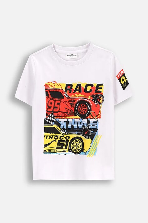 Coccodrillo t-shirt kolor biały LICENCE BOY