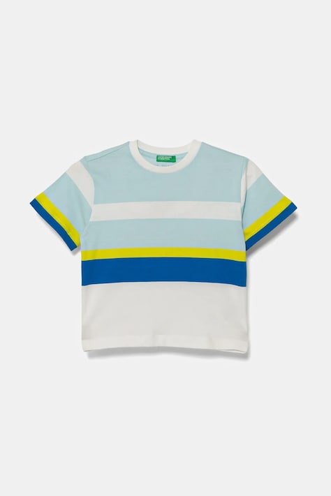 United Colors of Benetton gyerek pamut póló mintás, 3V0HG10JE