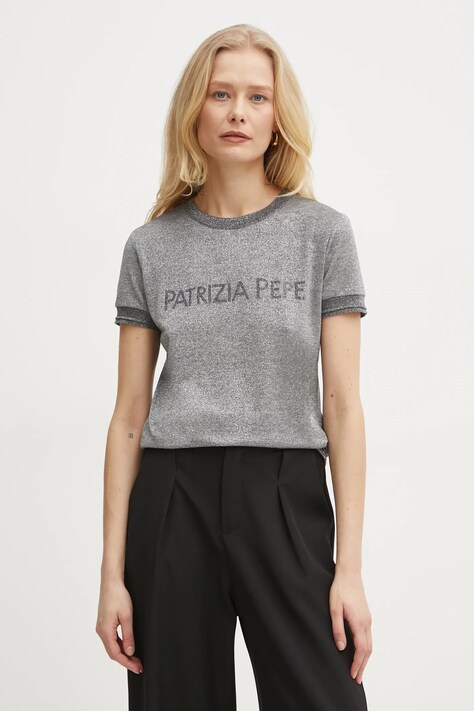 Футболка Patrizia Pepe цвет серый 8K0278 K128