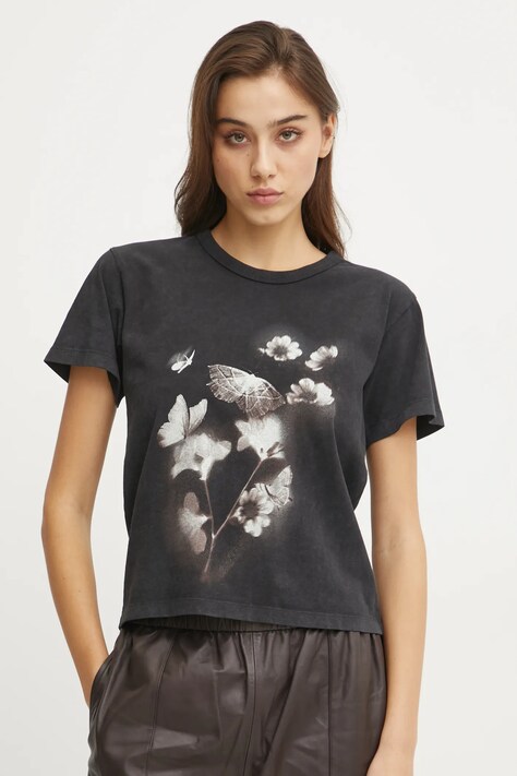 HUGO tricou din bumbac femei, culoarea negru, 50534246