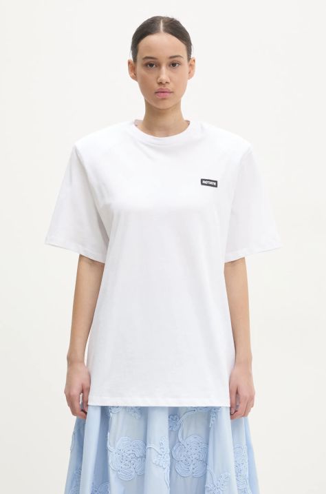 Rotate t-shirt in cotone donna colore bianco 113624400