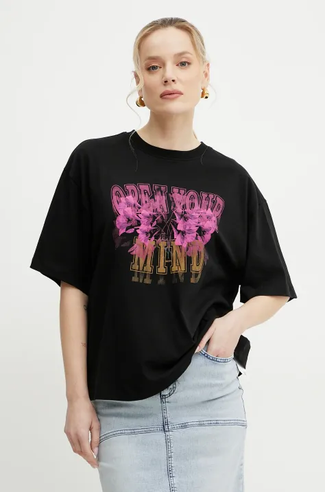 Памучна тениска Boss Orange в черно 50534814