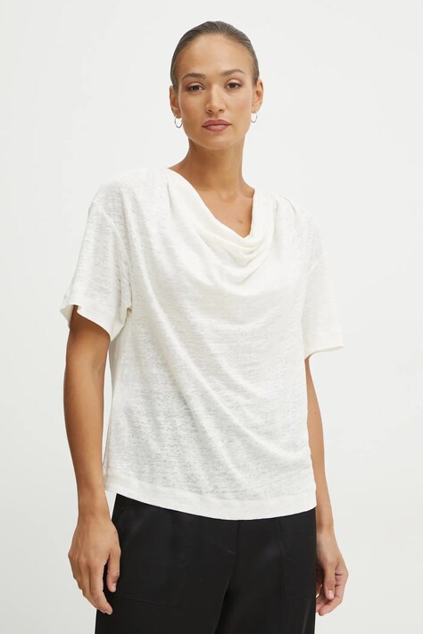 Pinko tricou de in culoarea bej, 104952 A2GA