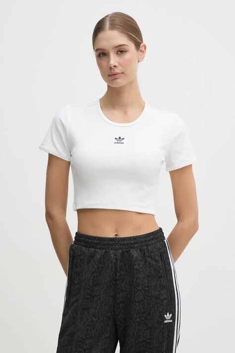 adidas Originals tricou Essential femei, culoarea alb, JC9026