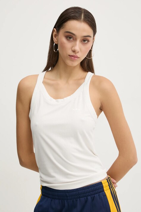 adidas Originals top Essential donna colore beige JD4768