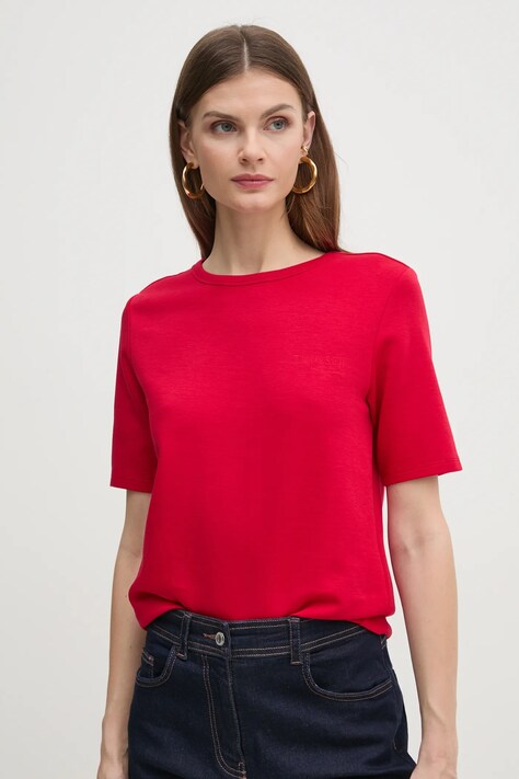 Tričko Twinset červená barva, 251AP2140