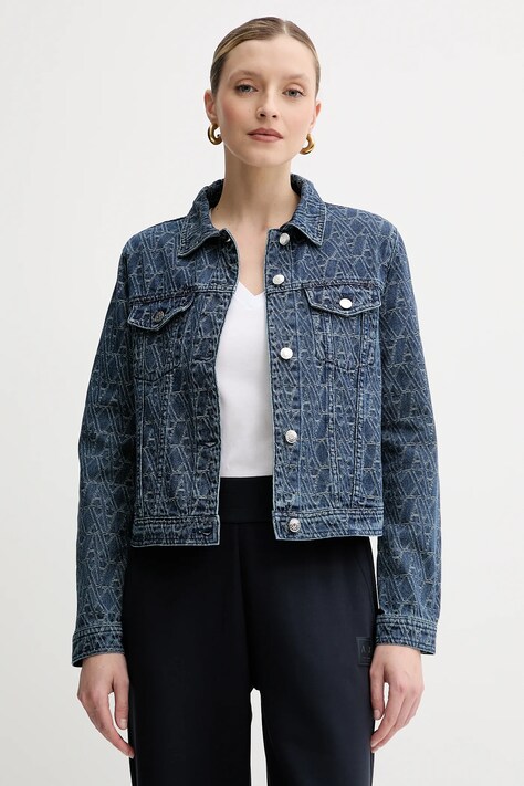 Bavlněné tričko Armani Exchange dámské, bílá barva, XW000527 AF10356