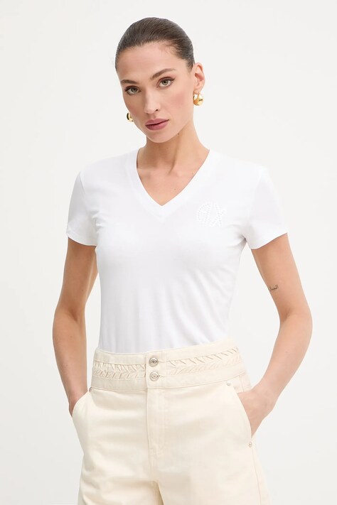 Armani Exchange tricou culoarea alb, XW000606 AF10355