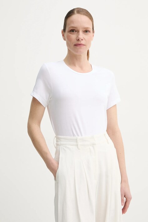 Marc O'Polo tricou femei, culoarea alb, 503200151095