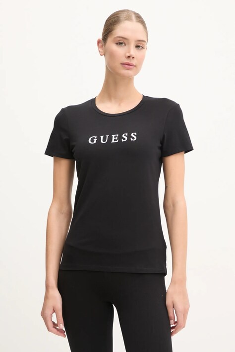 Футболка Guess NEW CARRIE — SS25-TSD0FE, чорний — фото 2