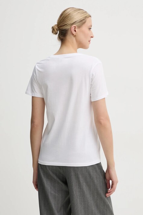Бавовняна футболка Pepe Jeans LETICIA — SS25-TSD0FN, білий — фото 3