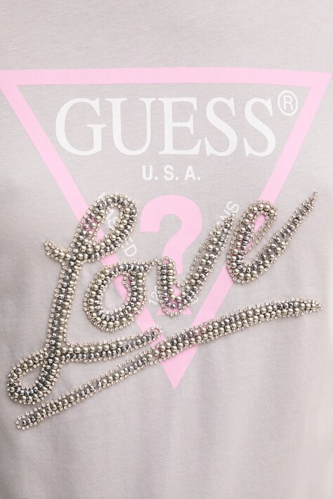 Бавовняна футболка Guess — фото 4