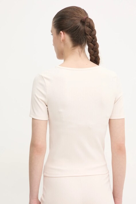 Футболка Guess STEFFI — SS25-TSD0I4, бежевий — фото 3