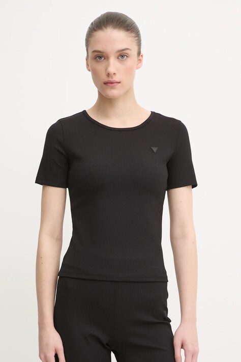 Футболка Guess STEFFI — SS25-TSD0I4, чорний — фото 4