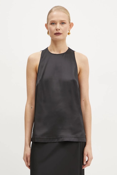 Top Guess CHRISTELLE čierna farba, jednofarebný, W5RH47 WFQC2