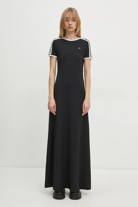 adidas Originals dress Cali Tee Dress black color JD5474