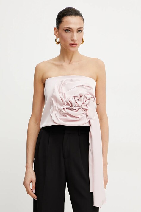 Marella bluză DOLORES femei, culoarea roz, cu imprimeu, 2513161142200
