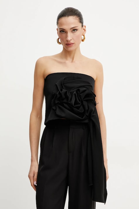 Marella bluză DOLORES femei, culoarea negru, cu imprimeu, 2513161142200
