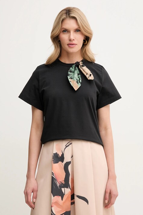 Marella tricou Emme by Marella femei, culoarea negru, 2515971022200