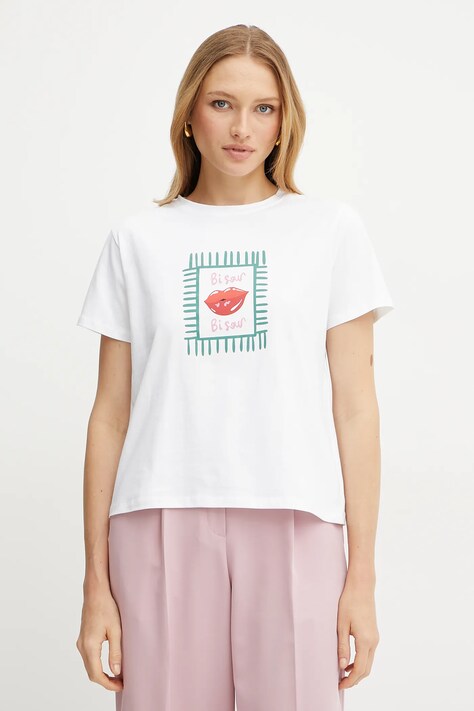 Marella tricou Emme by Marella femei, culoarea alb, 2515971052200