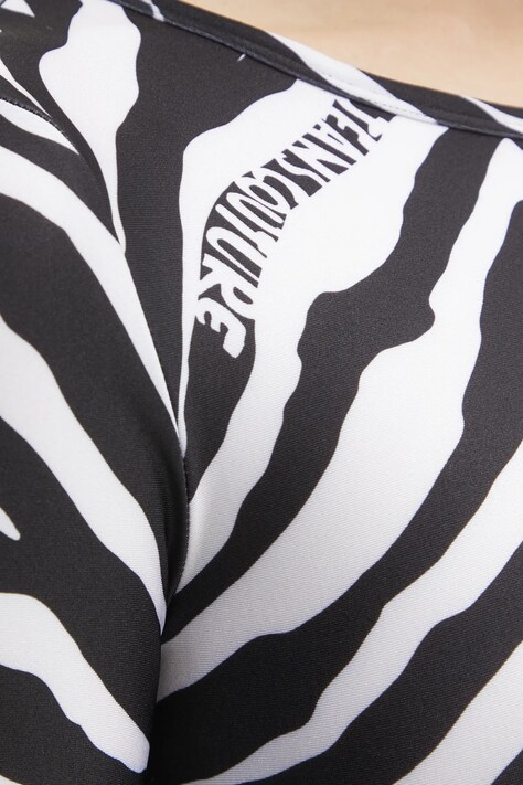 Лонгслів Versace Jeans Couture — SS25-TSD0L0, чорний — фото 6