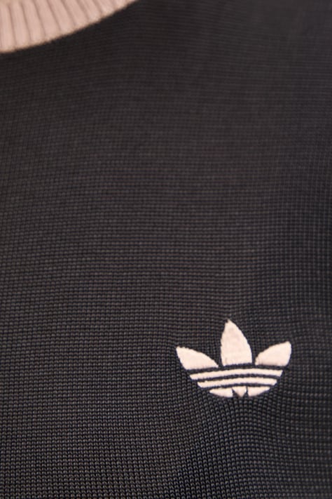 Футболка adidas Originals KNITTED 3S TEE — SS25-TSD0NP, чорний — фото 4