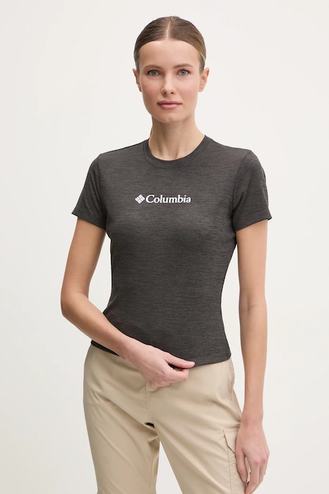Αθλητικό μπλουζάκι Columbia Columbia Move χρώμα: μαύρο, 2103691