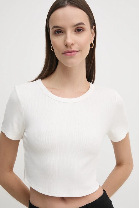 Tričko Dkny béžová barva, DP5T9982