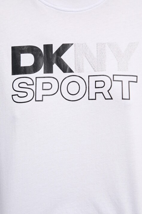 Бавовняний лонгслів Dkny — фото 4